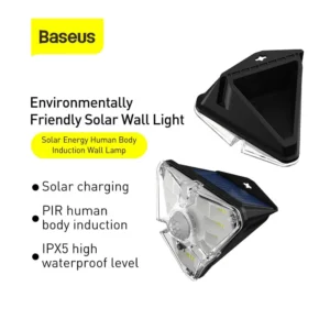 Baseus Energy Collection Series Solar Energy Human Body Induction Wall Lamp