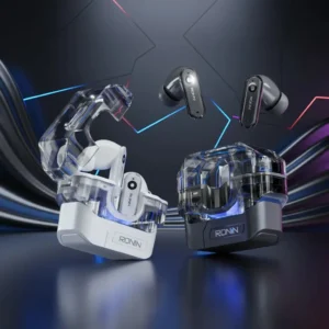 Ronin WARRIOR R-7105 Wireless Bluetooth Earbuds ENC (BLUE)