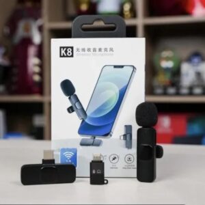 K8 Type-C Wireless Lavalier Microphone
