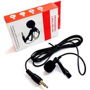 Professional Lavalier Microphone 3.5mm – Clip-On Mic